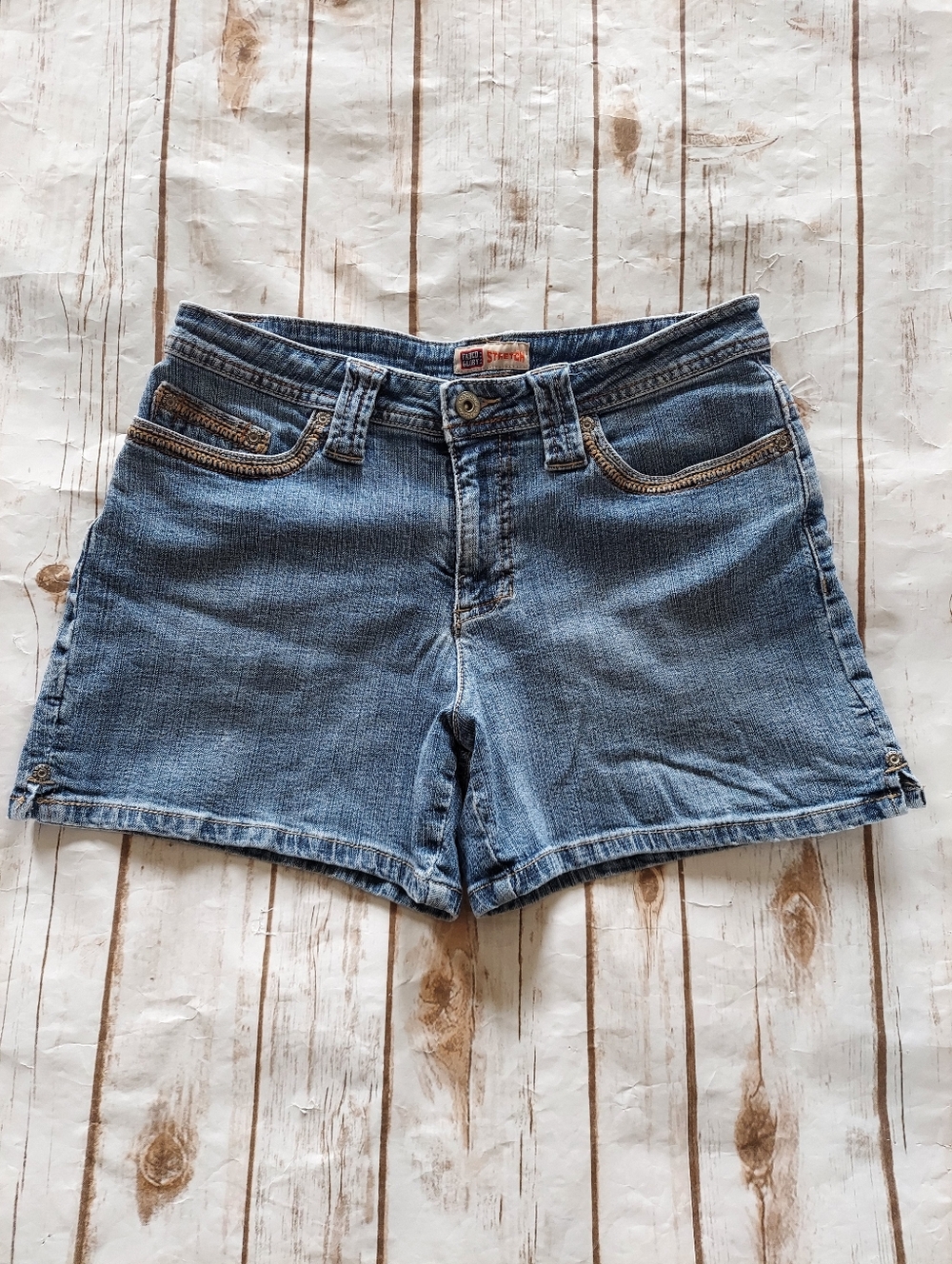🔴3/$15 Faded Glory Light Blue Denim Jean Shorts